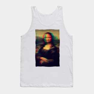 Mona Lisa Glitch Tank Top